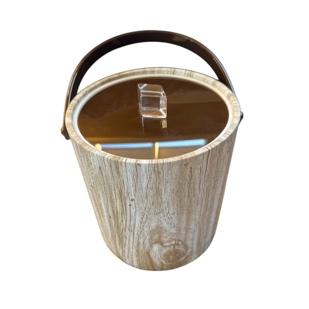 Vintage Morgan Designs Bucket Brigade Ice Bucket Tree Trunk Design Ice Cube